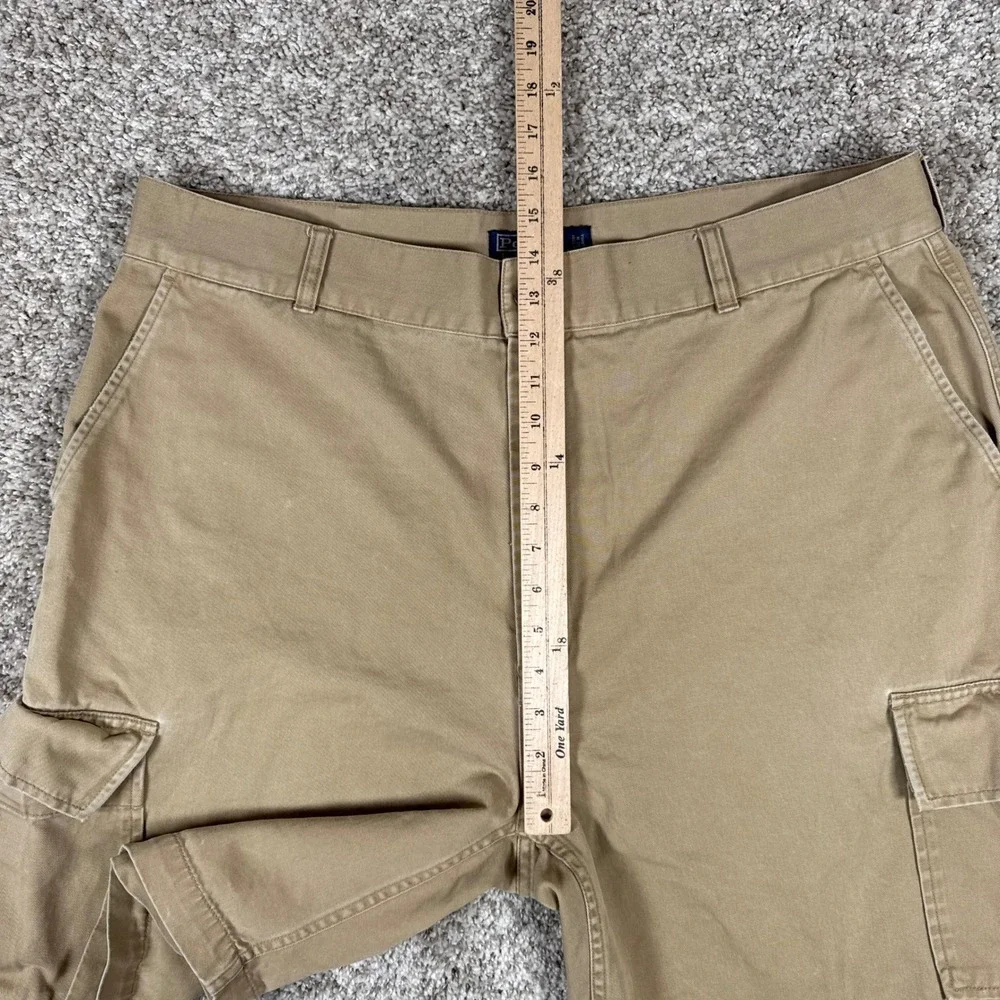 Polo Ralph Lauren Shorts Mens 36 Brown Tan‎ Cargo Fatigue Battle Gorpcore